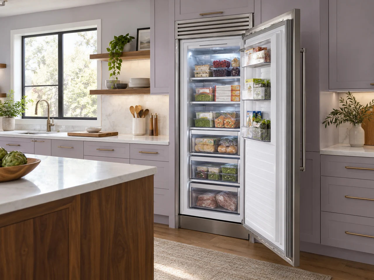 Illustration of a Viking freezer