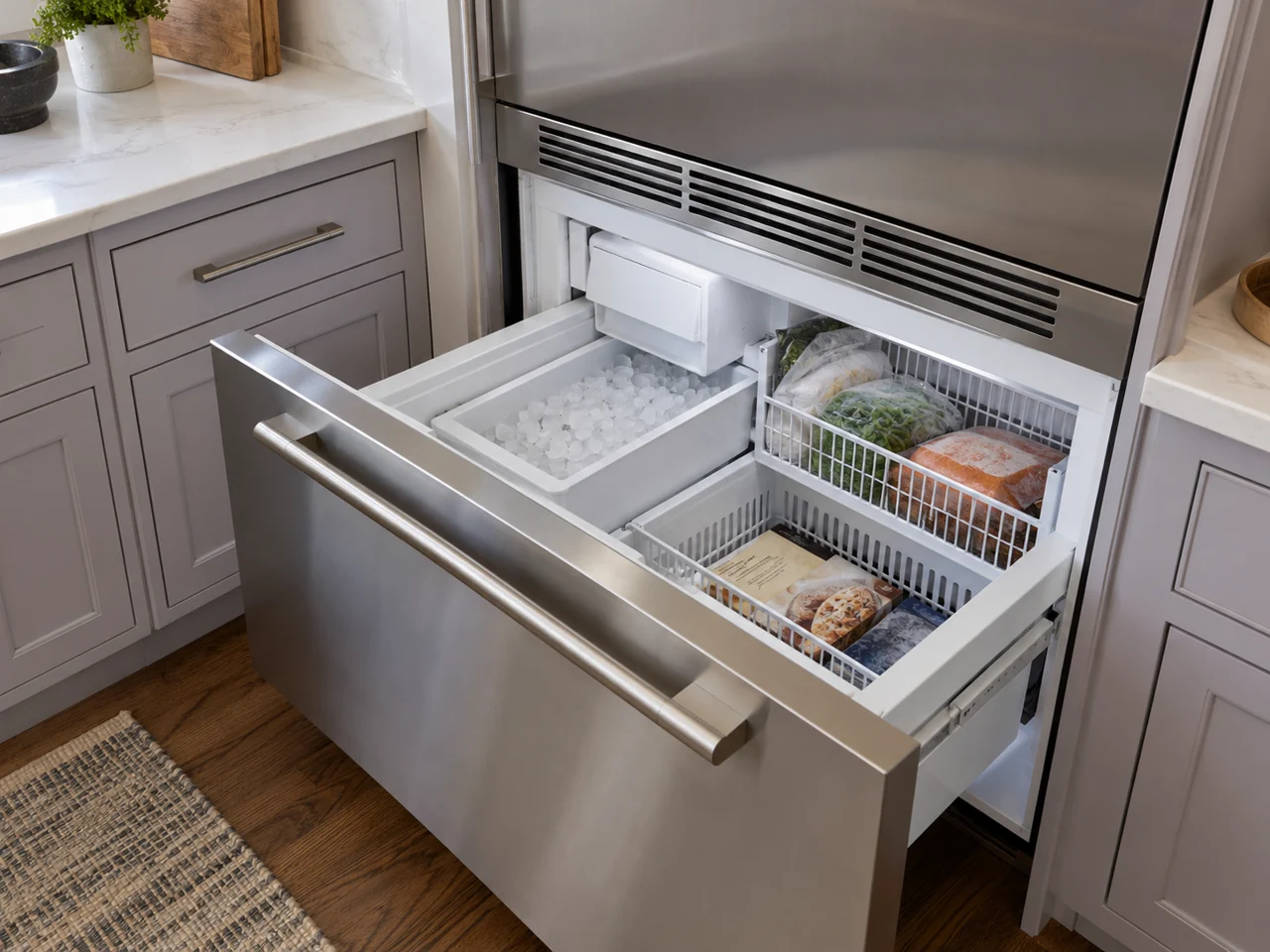 Illustration of Sub-Zero ice maker